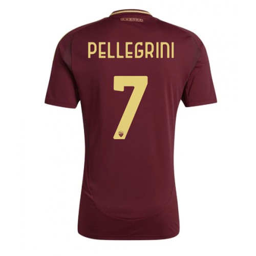 Pánský Fotbalový dres AS Roma Lorenzo Pellegrini #7 2024-25 Domácí Krátký Rukáv